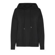 Zwarte hoodie met verstelbare capuchon InWear , Black , Dames