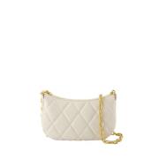 Gewatteerde Leren Rocking Pouch - Beige Burberry , Beige , Dames