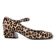 Mini Leo Flock Print Pumps Sergio Rossi , Multicolor , Dames