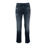 Klassieke Denim Jeans voor dagelijks gebruik Hugo Boss , Blue , Heren