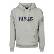 Grijze Logo Hoodie Pleasures , Gray , Heren