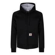 Waterdichte Hoodie met Kangoeroezak Carhartt Wip , Black , Heren