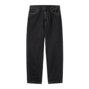 Zachte Fit Vijf-Pocket Jeans Carhartt Wip , Black , Heren