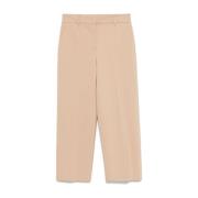 Beige Elegante Broek Damesmode Peuterey , Beige , Dames