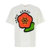 Klassiek Wit Katoenen T-shirt Kenzo , White , Heren