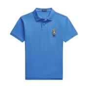 Slim Fit Polo Bear Shirt Polo Ralph Lauren , Blue , Heren