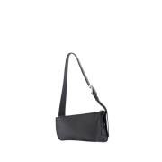 Zwarte leren crossbody tas Alexander McQueen , Black , Dames