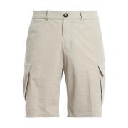 Stretch Cargo Bermuda Shorts RRD , Gray , Heren