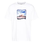 Vuurprint Korte Mouw T-shirt Rassvet , White , Heren