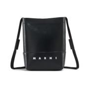 Zwarte Crossbody Tas Stijlvol Marni , Black , Heren