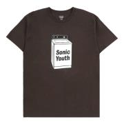 Katoenen Print T-Shirt Pleasures , Brown , Heren