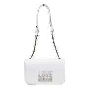 Lente/Zomer Dames Middelgrote Tassen Collectie Love Moschino , White ,...