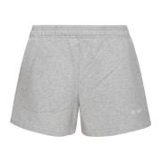 Katoenen shorts met elastische tailleband MC2 Saint Barth , Gray , Dam...