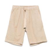 Beige Bermuda Shorts voor Mannen Myths , Beige , Heren