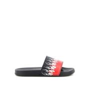 Vlammen Rubber Slipper Vision OF Super , Black , Heren