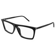 Klassieke Zwarte Leren Schoudertas Saint Laurent , Black , Unisex