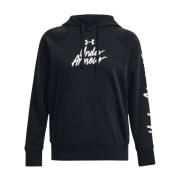 Voetbalshirt met Vochtafvoerende Stof voor Vrouwen Under Armour , Blac...