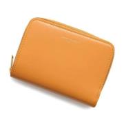 Pre-owned Leather wallets Yves Saint Laurent Vintage , Yellow , Dames