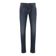 Slim-fit Denim Jeans Jacob Cohën , Blue , Heren