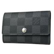 Pre-owned Canvas wallets Louis Vuitton Vintage , Black , Dames