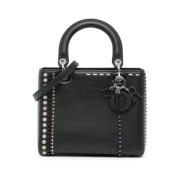 Pre-owned Leather dior-bags Dior Vintage , Black , Dames