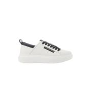 Eco Wembley Wit Zwart Sneakers Alexander Smith , White , Heren