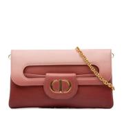 Pre-owned Leather crossbody-bags Dior Vintage , Pink , Dames