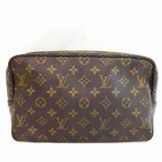 Pre-owned Canvas clutches Louis Vuitton Vintage , Brown , Dames