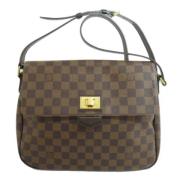 Pre-owned Canvas shoulder-bags Louis Vuitton Vintage , Brown , Dames