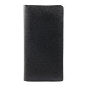 Pre-owned Leather wallets Louis Vuitton Vintage , Black , Heren