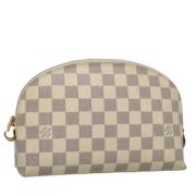 Pre-owned Canvas pouches Louis Vuitton Vintage , White , Dames