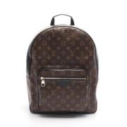 Pre-owned Canvas backpacks Louis Vuitton Vintage , Brown , Heren