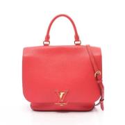 Pre-owned Leather handbags Louis Vuitton Vintage , Pink , Dames