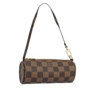 Pre-owned Canvas pouches Louis Vuitton Vintage , Brown , Dames