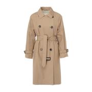 Stijlvolle Trenchcoat Max Mara , Brown , Dames