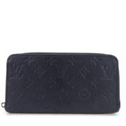 Pre-owned Canvas wallets Louis Vuitton Vintage , Black , Dames