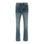 Klassieke Denim Jeans voor Mannen Tom Ford , Blue , Heren