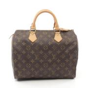 Pre-owned Canvas handbags Louis Vuitton Vintage , Brown , Dames