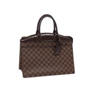 Pre-owned Canvas handbags Louis Vuitton Vintage , Brown , Dames