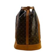 Pre-owned Canvas louis-vuitton-bags Louis Vuitton Vintage , Brown , Da...