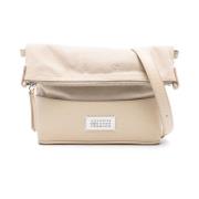 Beige Hobo Kleine Schoudertas Maison Margiela , Beige , Heren