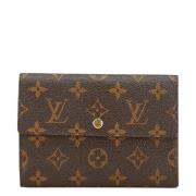 Pre-owned Canvas wallets Louis Vuitton Vintage , Brown , Dames