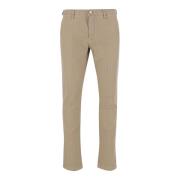 Stretch Katoenmix Beige Chinos Jacob Cohën , Beige , Heren