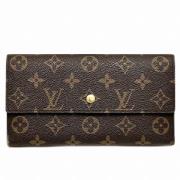 Pre-owned Canvas wallets Louis Vuitton Vintage , Brown , Dames