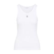 Witte Tanktop voor Vrouwen Paco Rabanne , White , Dames