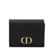 Pre-owned Leather wallets Dior Vintage , Black , Dames