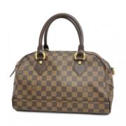 Pre-owned Fabric handbags Louis Vuitton Vintage , Brown , Dames