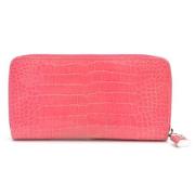 Pre-owned Leather wallets Louis Vuitton Vintage , Pink , Dames