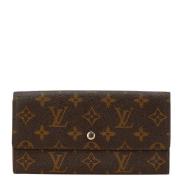 Pre-owned Canvas wallets Louis Vuitton Vintage , Brown , Dames