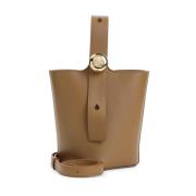 Pebble Mini Bucket Bag Loewe , Brown , Dames